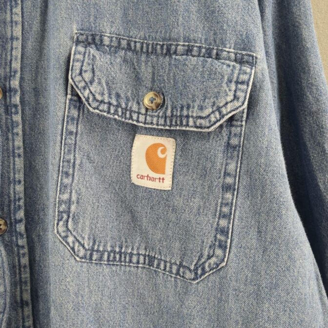 Carhartt デニムシャツ Lサイズ 青 | 古着屋 VIM